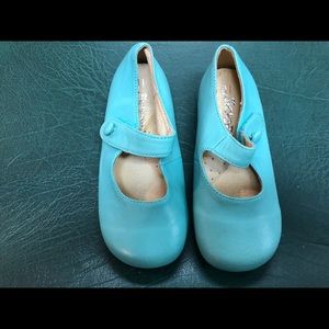 Siaomimi Aqua Mary Janes sz 10 Never Worn!